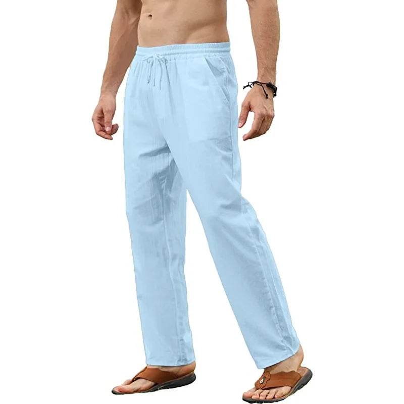 nuvl | Men's Cotton Linen Pants