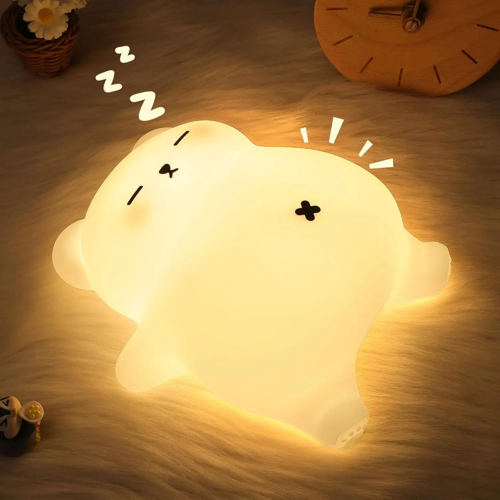 nuvl | Big White Bear Silicone Sleep Lamp